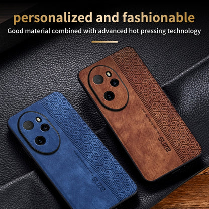 For Honor 100 Pro AZNS 3D Embossed Skin Feel Phone Case(Purple) - Honor Cases by AZNS | Online Shopping UK | buy2fix