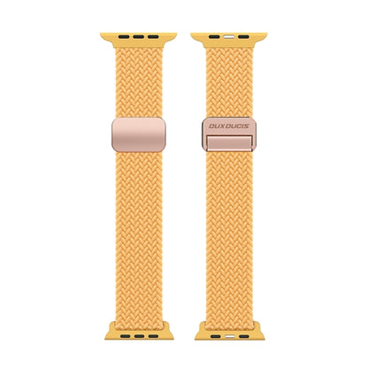 For Apple Watch Series 10 46mm DUX DUCIS Mixture Pro Series Magnetic Buckle Nylon Braid Watch Band(Sunny Color) - Watch Bands by DUX DUCIS | Online Shopping UK | buy2fix