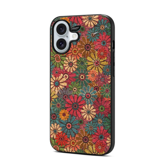 For iPhone 16 Plus Four Seasons Flower Language Series TPU Phone Case(Spring Green) - iPhone 16 Plus Cases by buy2fix | Online Shopping UK | buy2fix