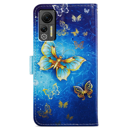 For Ulefone Note 14 Painted Pattern Horizontal Flip Leather Phone Case(Butterfly) - Ulefone Cases by buy2fix | Online Shopping UK | buy2fix
