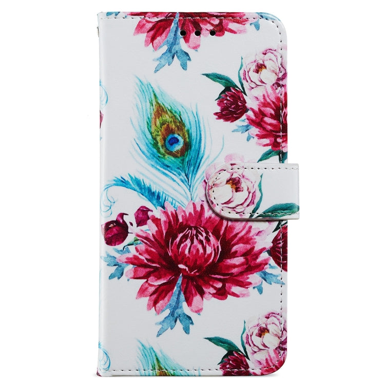 For Ulefone Note 14 Painted Pattern Horizontal Flip Leather Phone Case(Peacock Flower) - Ulefone Cases by buy2fix | Online Shopping UK | buy2fix