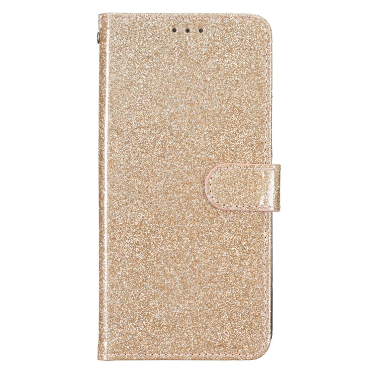 For Blackview A53 Pro Glitter Powder Flip Leather Phone Case(Gold) - More Brand by buy2fix | Online Shopping UK | buy2fix