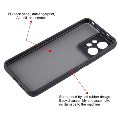 For Xiaomi Redmi Note 12 Pro Fine Pore Matte Black TPU + PC Phone Case - Xiaomi Cases by buy2fix | Online Shopping UK | buy2fix