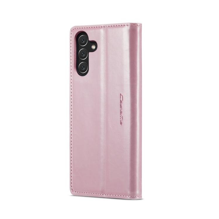 For Samsung Galaxy A15 CaseMe 003 Crazy Horse Texture Flip Leather Phone Case(Pink) - Galaxy Phone Cases by CaseMe | Online Shopping UK | buy2fix