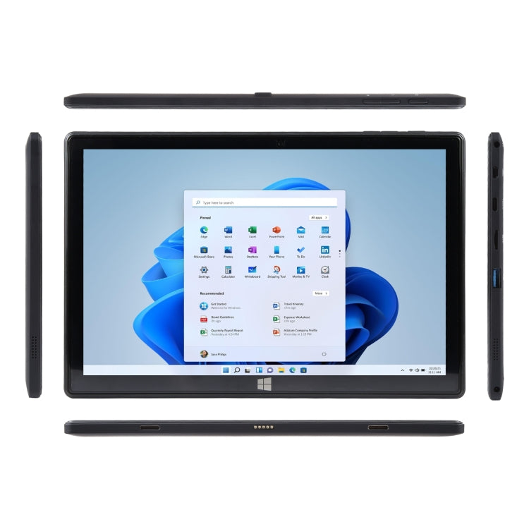 HONGSAMDE 10.1 inch 2 in 1 Tablet PC, 8GB+128GB, Windows 11, Intel Gemini Lake J4125 Quad Core with Keyboard(Black) - Other by Hongsamde | Online Shopping UK | buy2fix