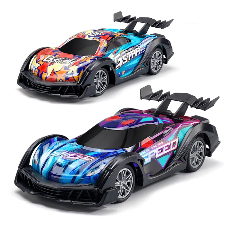 Q170 Colorful Lights Racing Four-wheel Drive Remote Control Car(Blue) - RC Cars by buy2fix | Online Shopping UK | buy2fix