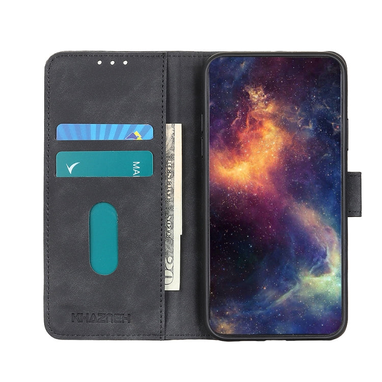 For Asus ROG Phone 8 KHAZNEH Retro Texture Flip Leather Phone Case(Black) - ASUS Cases by buy2fix | Online Shopping UK | buy2fix