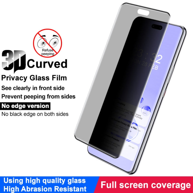 For Huawei nova 12 Pro / nova 12 Ultra imak 3D Curved Privacy Full Screen Tempered Glass Film - Huawei Tempered Glass by imak | Online Shopping UK | buy2fix