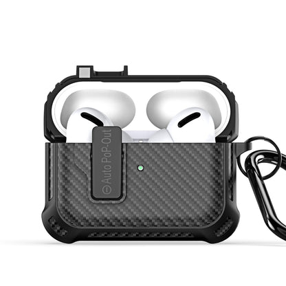 For AirPods Pro DUX DUCIS PECI Series Earbuds Box Protective Case(Black) - For AirPods Pro by DUX DUCIS | Online Shopping UK | buy2fix