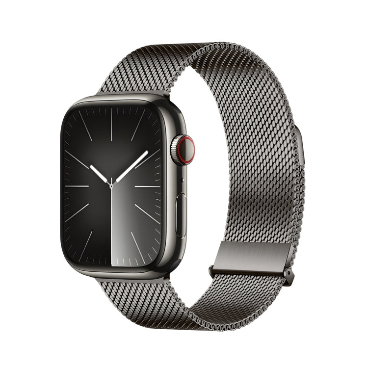 For Apple Watch SE 2023 40mm DUX DUCIS Milanese Pro Series Stainless Steel Watch Band(Graphite) - Watch Bands by DUX DUCIS | Online Shopping UK | buy2fix