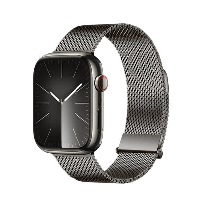 For Apple Watch SE 44mm DUX DUCIS Milanese Pro Series Stainless Steel Watch Band(Graphite) - Watch Bands by DUX DUCIS | Online Shopping UK | buy2fix