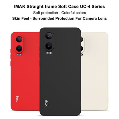 For OnePlus Nord CE4 Lite imak UC-4 Series Straight Edge TPU Phone Case(White) - OnePlus Cases by imak | Online Shopping UK | buy2fix