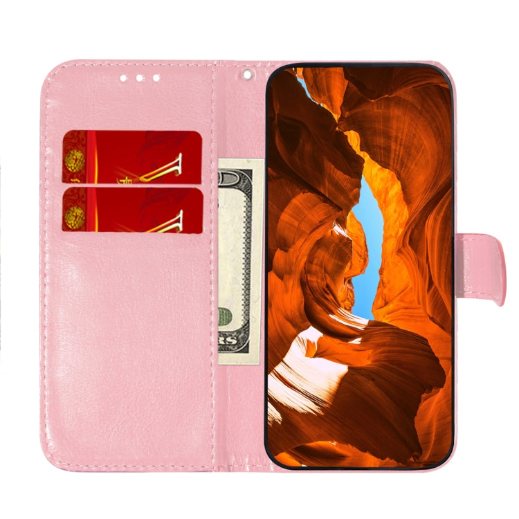 For Google Pixel 9 Colorful Magnetic Buckle Leather Phone Case(Pink) - Google Cases by buy2fix | Online Shopping UK | buy2fix