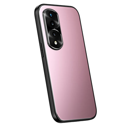 For Honor 70 Pro R-JUST RJ-61 Electroplating Frosted TPU + PC Phone Case(Pink) - Honor Cases by R-JUST | Online Shopping UK | buy2fix