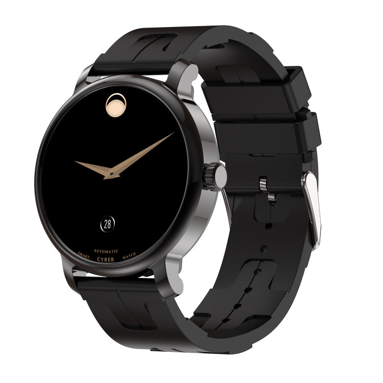 LEMFO LF35 1.43 inch AMOLED Round Screen Silicone Strap Smart Watch Supports Blood Oxygen Detection(Black) - Smart Watches by LEMFO | Online Shopping UK | buy2fix
