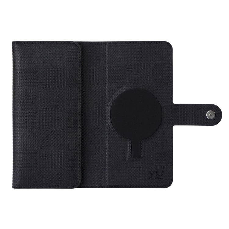 For Google Pixel 8 Pro ViLi GHA Series Shockproof MagSafe RFID Leather Attraction Horizontal Flip Phone Case(Black) - Google Cases by ViLi | Online Shopping UK | buy2fix