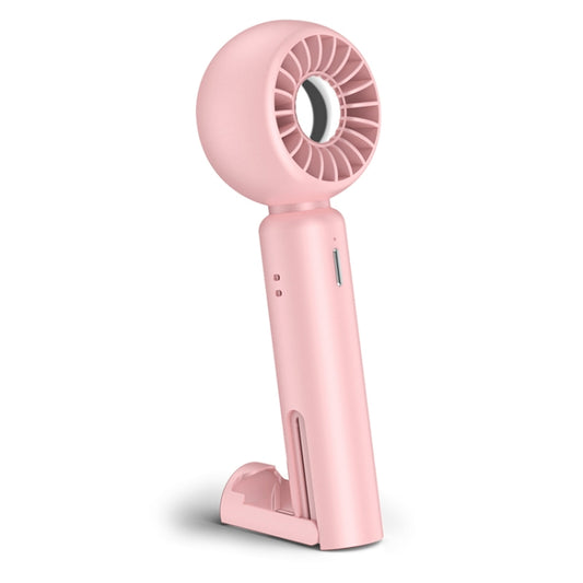 TGVIS Handheld & Invisible Stand Mini Electric Fan(Pink) - Electric Fans by TGVIS | Online Shopping UK | buy2fix