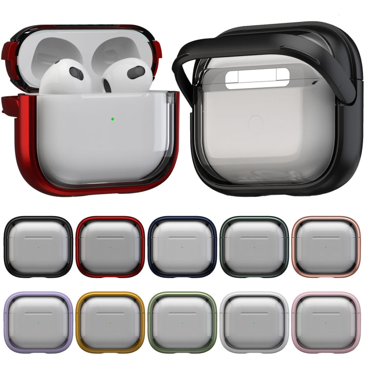 For AirPods Pro 1 TPU Hybrid PC Case with Holder(Army Green) - For AirPods Pro by buy2fix | Online Shopping UK | buy2fix