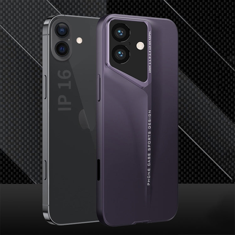 For iPhone 16 Plus GKK Blade Ultra-thin Full Coverage Phone Case(Purple) - iPhone 16 Plus Cases by GKK | Online Shopping UK | buy2fix