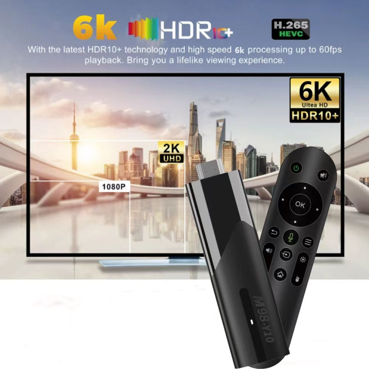 M98-Y10 Allwinner H618 Quad-Core ARM Cortex A53 6K HD Android TV Stick, RAM:2GB+16GB(AU Plug) - Android TV Sticks by buy2fix | Online Shopping UK | buy2fix