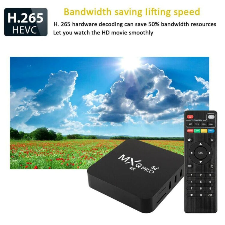 MXQ Pro RK3228A Quad-Core CPU 4K HD Network Set-Top Box, RAM:2GB+16GB(UK Plug) - RK3228A by buy2fix | Online Shopping UK | buy2fix