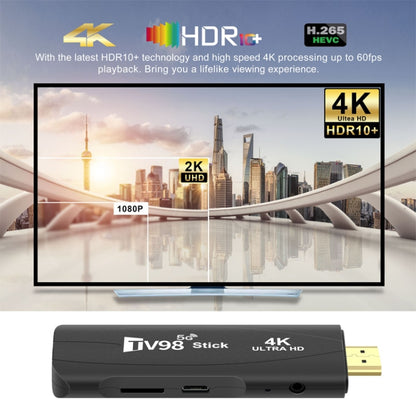 TV98 Rockchip 3228A Quad Core 4K HD Bluetooth Android TV Stick, RAM:4GB+32GB(US Plug) - Android TV Sticks by buy2fix | Online Shopping UK | buy2fix