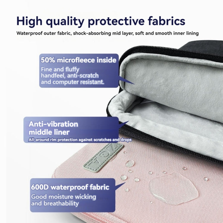 ZGA BG-01 Waterproof Laptop Handbag, Size:16 inch(Black) - 15.6 - 17 inch by ZGA | Online Shopping UK | buy2fix