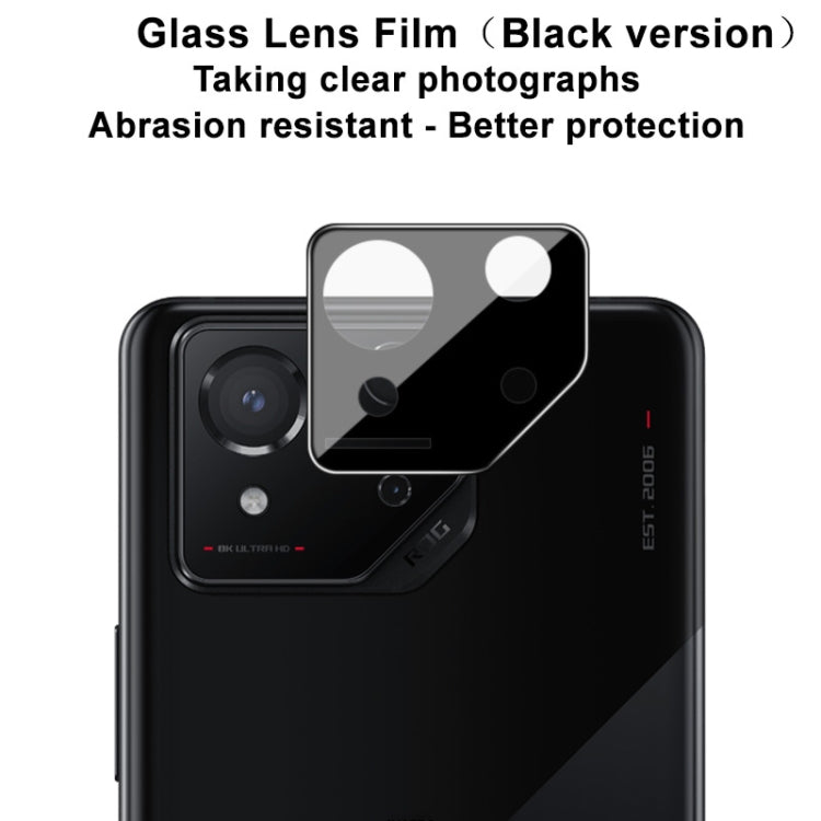 For Asus ROG Phone 8 IMAK Rear Camera Lens Glass Film Black Version - Other by imak | Online Shopping UK | buy2fix