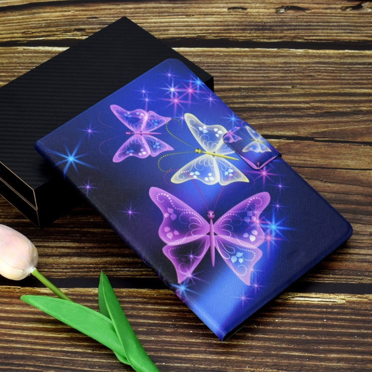 For Lenovo Tab M11 / Xiaoxin Pad 11 2024 Electric Pressed Colored Drawing Smart Leather Tablet Case(Starry Sky Butterfly) - Lenovo by buy2fix | Online Shopping UK | buy2fix