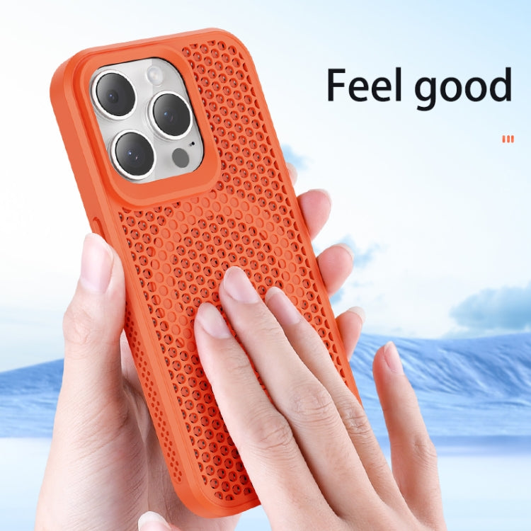 For iPhone 14 Pro MagSafe Magnetic Heat Dissipation Phone Case(Orange) - iPhone 14 Pro Cases by buy2fix | Online Shopping UK | buy2fix