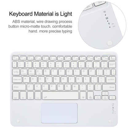 For Huawei MatePad Pro 11 2024 / 2022 Square Button Bluetooth Keyboard Rotatable Holder Leather Case with Touchpad(Sky Blue) - Huawei Keyboard by buy2fix | Online Shopping UK | buy2fix