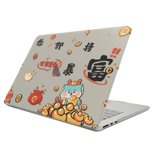 For MacBook Pro 15.4 Retina A1398 UV Printed Pattern Laptop Frosted Protective Case(DDC-1689) - MacBook Cases by buy2fix | Online Shopping UK | buy2fix