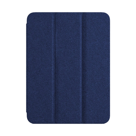 For iPad 10th Gen 10.9 2022 ZGA Tri-Fold Voltage Smart Leather Tablet Case(Blue) - iPad 10th Gen 10.9 Cases by ZGA | Online Shopping UK | buy2fix