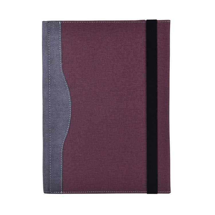For Lenovo ThinkPad X1 Yoga Gen 5 Cloth Texture Laptop Leather Protective Case(Wine Red) - Other by buy2fix | Online Shopping UK | buy2fix