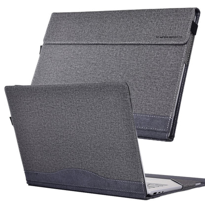 For Lenovo ThinkPad X1 Yoga Gen 4 Cloth Texture Laptop Leather Protective Case(Space Ash) - Other by buy2fix | Online Shopping UK | buy2fix