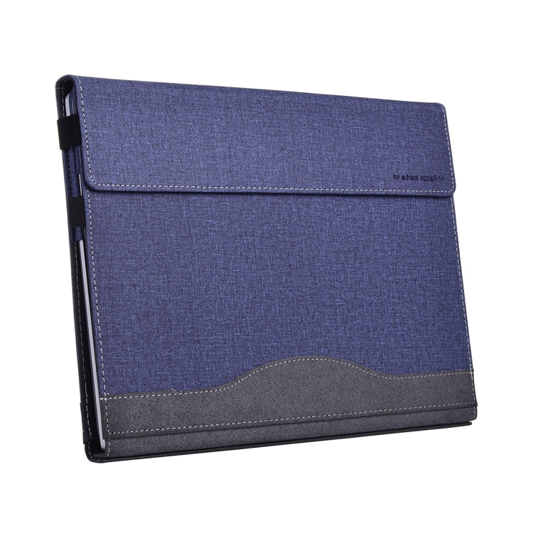 For Lenovo ThinkPad X1 Carbon 14 Gen 5 Cloth Texture Laptop Leather Protective Case(Deep Blue) - Other by buy2fix | Online Shopping UK | buy2fix