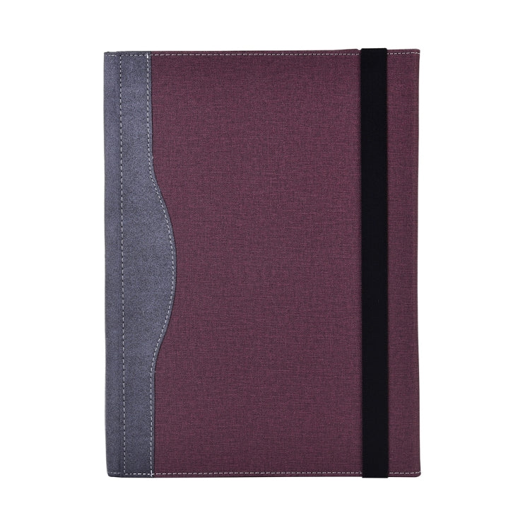 For Lenovo ThinkPad X1 Carbon Gen 7 Cloth Texture Laptop Leather Protective Case(Wine Red) - Other by buy2fix | Online Shopping UK | buy2fix