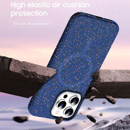 For iPhone 13 Pro Colorful Frosted Magsafe PC Hybrid TPU Phone Case(Blue) - iPhone 13 Pro Cases by buy2fix | Online Shopping UK | buy2fix