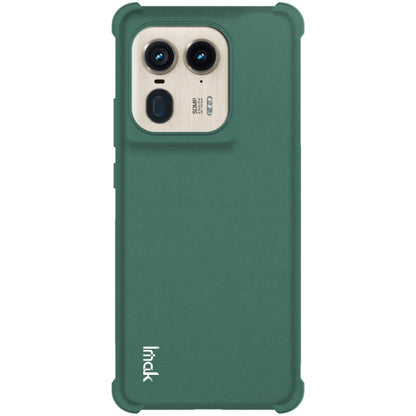 For Motorola Edge 50 Ultra 5G imak Shockproof Airbag TPU Phone Case(Matte Green) - Motorola Cases by imak | Online Shopping UK | buy2fix