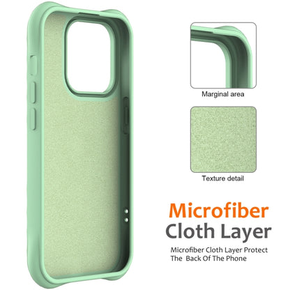 For iPhone 14 Pro Max Wave Texture MagSafe Magnetic Liquid Silicone Phone Case(Green) - iPhone 14 Pro Max Cases by buy2fix | Online Shopping UK | buy2fix