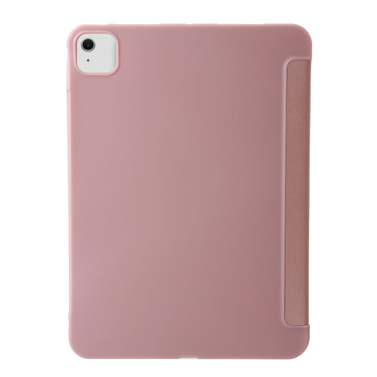 For iPad Air 11 2024 TPU Deformation Flip Leather Tablet Case with Holder(Rose Gold) - iPad Air 11 2024 Cases by buy2fix | Online Shopping UK | buy2fix