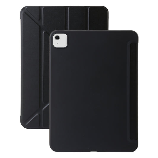 For iPad Air 13 2024 TPU Deformation Flip Leather Tablet Case with Holder(Black) - iPad Air 13 2024 Cases by buy2fix | Online Shopping UK | buy2fix