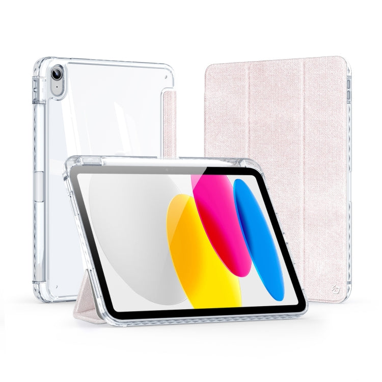 For iPad 10th Gen 10.9 2022 DUX DUCIS Unid Series PU+TPU Smart Tablet Case(Pink) - iPad 2025 / 2022 Cases by DUX DUCIS | Online Shopping UK | buy2fix