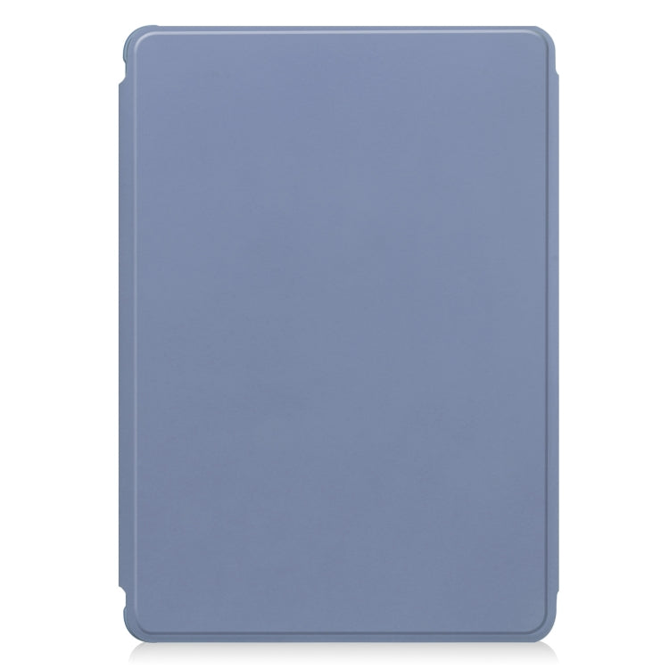 For iPad Air 11 2025 / 2024 Transparent Rotation Smart Leather Tablet Case with Keyboard(Lavender) - iPad Air 11 2025 / 2024 Cases by buy2fix | Online Shopping UK | buy2fix