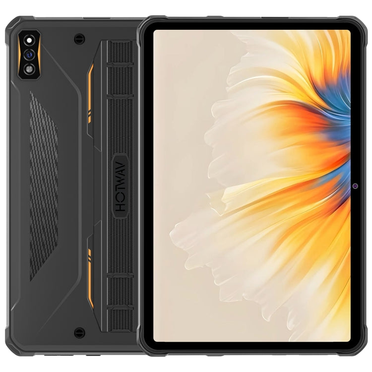 HOTWAV Tab R7 Rugged Tablet, 6GB+256GB, 10.1 inch Android 13 Unisoc Tiger T606 Octa Core 4G Network, Global Version with Google Play(Black Orange) - Other by HOTWAV | Online Shopping UK | buy2fix