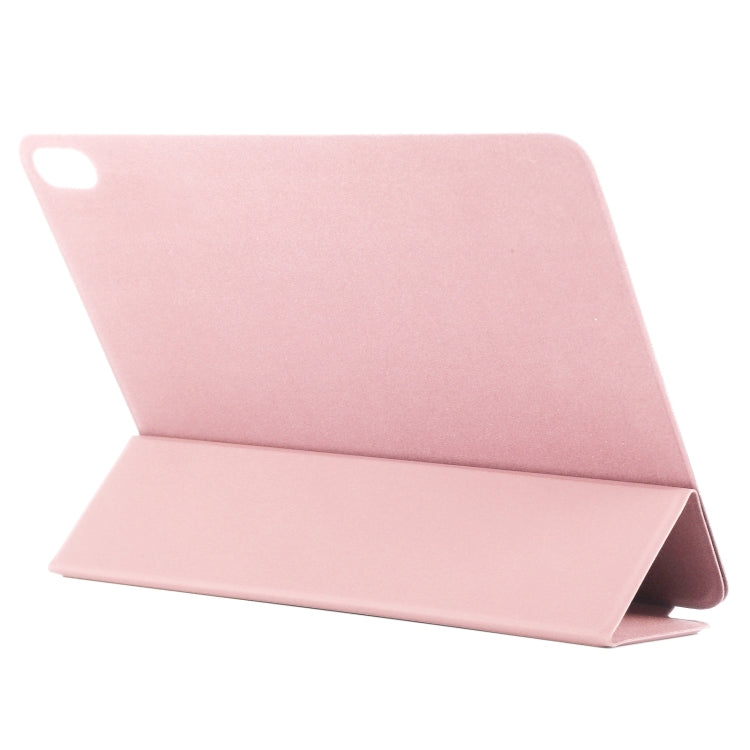 For iPad Air 11 2024 Double-sided Clip Non-buckle Magnetic PU Smart Tablet Case(Rose Gold) - iPad Air 11 2024 Cases by buy2fix | Online Shopping UK | buy2fix