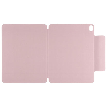 For iPad Air 11 2024 Double-sided Clip Fixed Buckle Magnetic PU Leather Smart Tablet Case(Rose Gold) - iPad Air 11 2024 Cases by buy2fix | Online Shopping UK | buy2fix