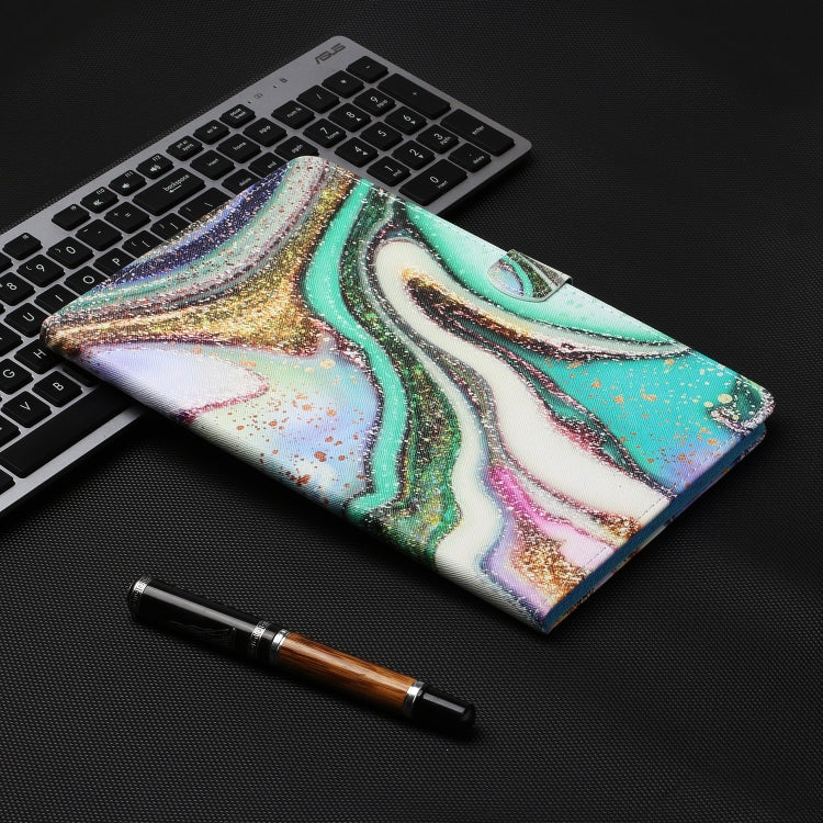 For iPad Pro 11 2024 Coloured Drawing Stitching Smart Leather Tablet Case(Colored Sand) - iPad Pro 11 2024 Cases by buy2fix | Online Shopping UK | buy2fix