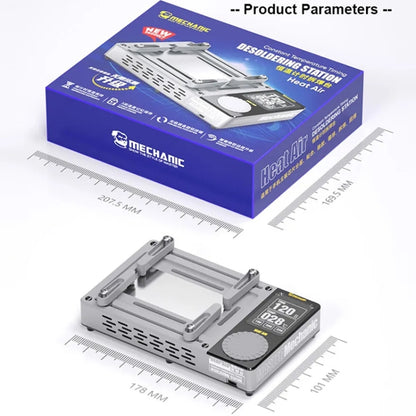 Mechanic Heat Air Intelligent Motherboard Layered Desoldering Station For iPhone X-15 Series, EU Plug - Separation Equipment by MECHANIC | Online Shopping UK | buy2fix