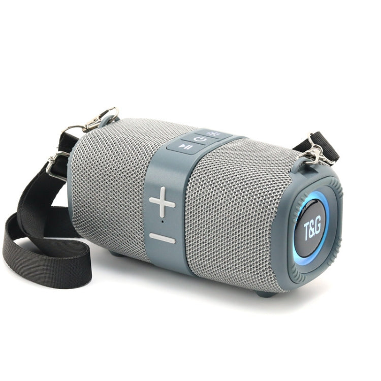 T&G TG667 Outdoor Portable TWS Wireless Bluetooth Speaker(Grey) - Waterproof Speaker by T&G | Online Shopping UK | buy2fix